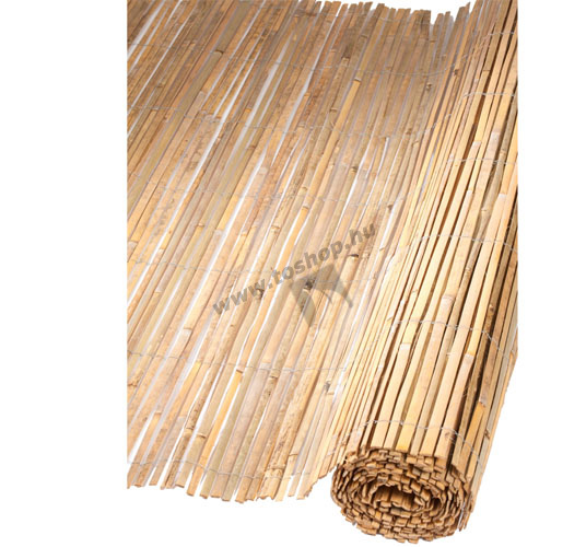 Natúr hasított kezeletlen bambusz térelválasztó és szélfogó fonat