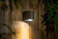 Garden Lights Gilvus fekete 12 voltos fali LED lámpatest IP 44